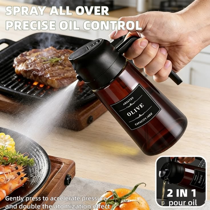 Precision Oil Sprayer for Healthy Cooking